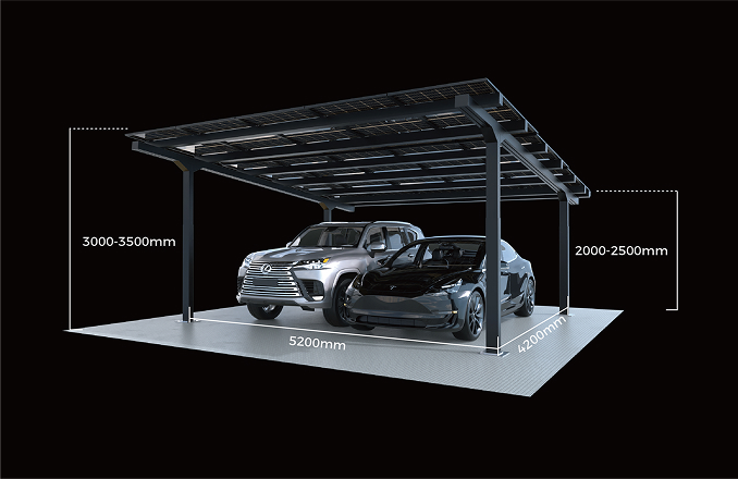 Vela Plus Carport-Double